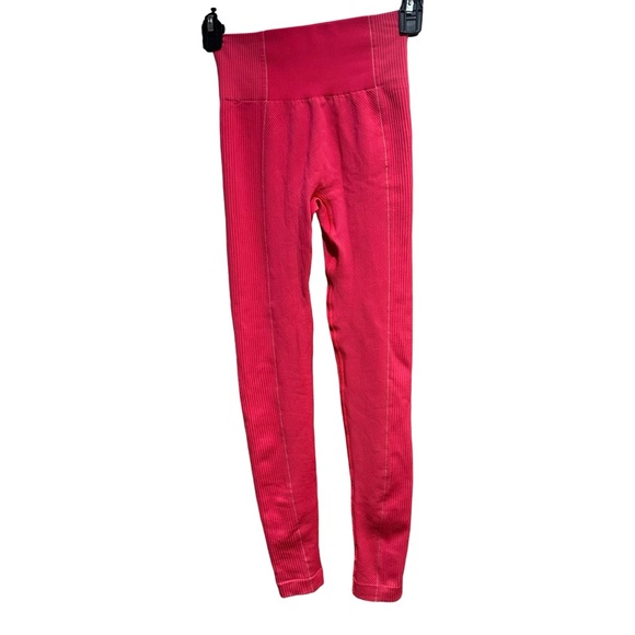 Gymshark Ultra Seamless Leggings Neon Pink Women's Small - Picture 10 of 12